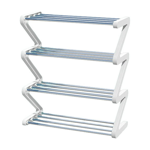 Jubipavy Shoe Shelf Ingenious Z Type Shoe Rack Easy Household Shoe Storage Rack Dormitory Multi Layer Assembly Shoe Rack