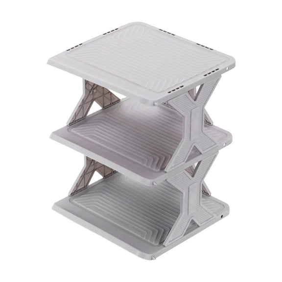 Jubipavy Shoe Storage Shoe Rack Simples Multi Layer Dusts Proof Shoe Cabinet Under The Table Saving Space At The Door