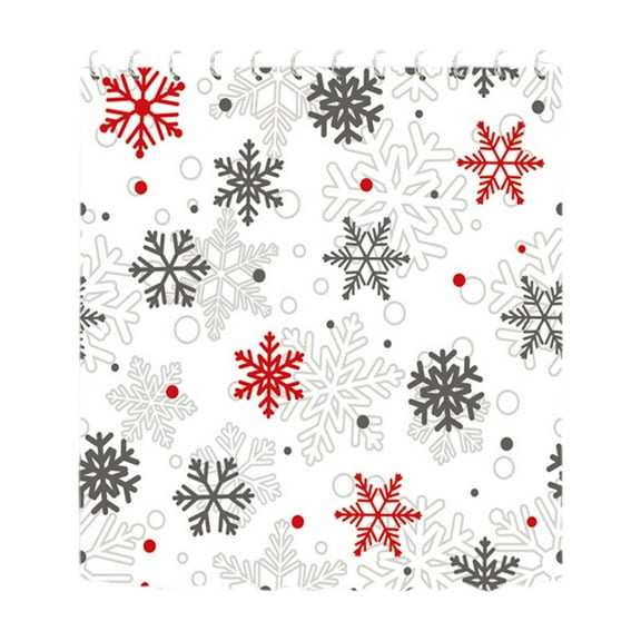 Jubipavy Shower Curtain Christmas Shower Curtain Shower Curtain Proof Shower Curtain Bathroom Dry And Wet Separation Shading Warm Shower Curtain