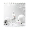 thumbnail image 1 of Jubipavy Shower Curtain Christmas Shower Curtain Shower Curtain Proof Shower Curtain Bathroom Dry And Wet Separation Shading Warm Shower Curtain, 1 of 8