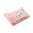 thumbnail image 1 of Jubipavy Shower Towels Childrens Hooded Bath Towel Coral Velvet Baby Cape Bathrobe Strong Water Absorption Soft Large Bath Towel, 1 of 2