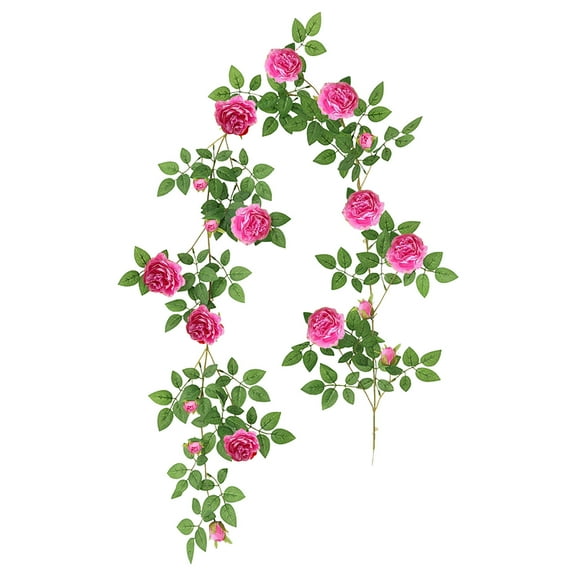 Jubipavy Simulated Peony Flowers Plastic Artificial Flowers Living Room Walls Decoration Garden Fence Decorative Fake Flowers