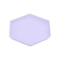 thumbnail image 1 of Jubipavy Small Plates Hexagonal Plates Impregnable Dinner Plates Dishwasher Microwave Safe Plastic Plates Reusable Lightweight Plates For Kitchen Or Camping 6.69x6.69 Inches, 1 of 6