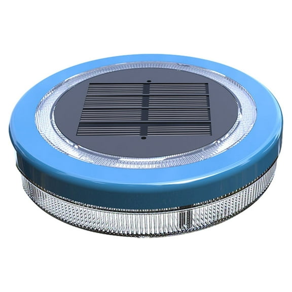 Jubipavy Solar Pool Lights Pool Floating Lights Garden Water Proof Decorative Lights Patio Outdoor Landscaping Lights LED Induction Lawns Lights Ground Plug Lights Summer Saving