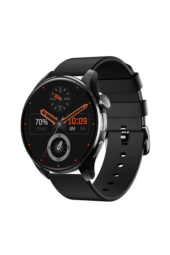 The Round Screen Smartwatch Is Exquisite And Sturdy With A Stainless Steel Body Paired With A Strap To Highlight A Temperament