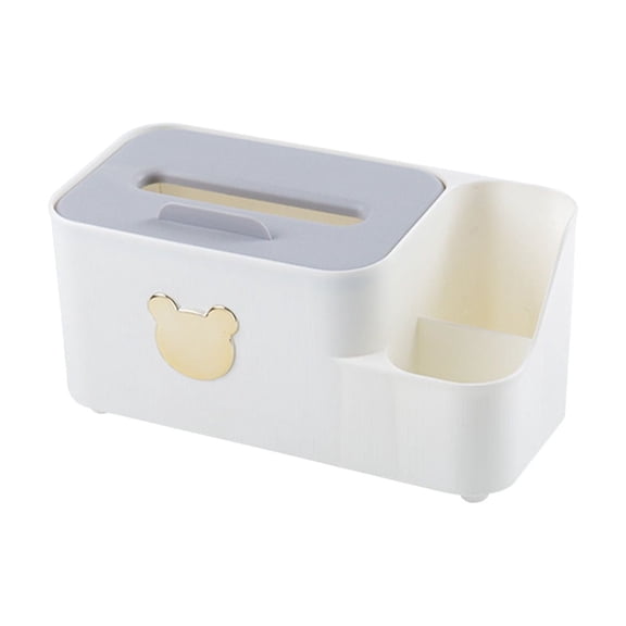 Jubipavy Tissue Storage Paper Towel Box Plastic Paper Towel Box Rose Decoration Living Room Dining Room Home Paper Towel Box Wet Proof Wear Difficult Environmentally Friend