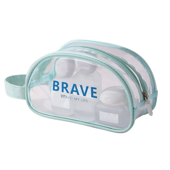 Jubipavy Toiletry Bag Toiletry Bag Travel Portable Mesh Drawstring Toiletry Bag Double Handle Beach Bag Fitness Bath Storage Cosmetic Bag Multi Purpose Pocket Storage Bag For Beach Swimming Gym