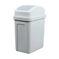 thumbnail image 1 of Jubipavy Trash Can 4.5 Gallon Trash Can With Swings Top Lid Plastic Garbage Bin For Bathroom Office Bedroom Living Room, 1 of 6