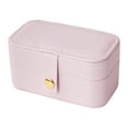 thumbnail image 1 of Jubipavy Travel Jewelry Case Jewelry Travel Organizer Mini Jewelry Box Jewelry Tray Case With Lid For Ring Necklace Earring, 1 of 7