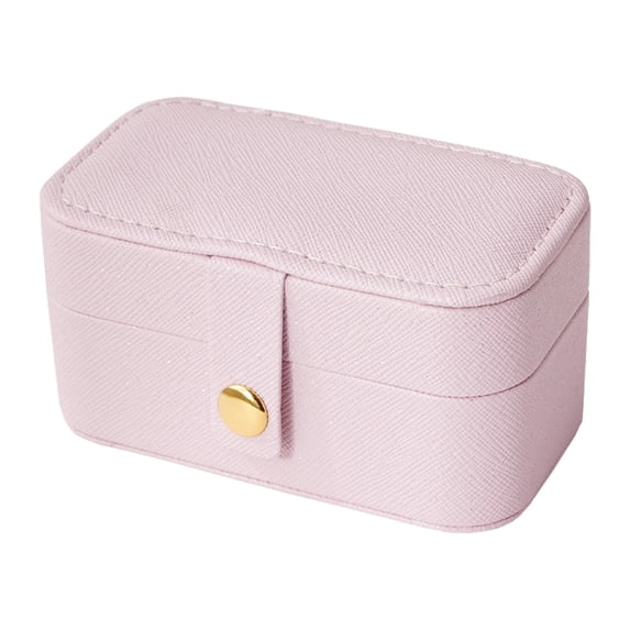Jubipavy Travel Jewelry Case Jewelry Travel Organizer Mini Jewelry Box Jewelry Tray Case With Lid For Ring Necklace Earring