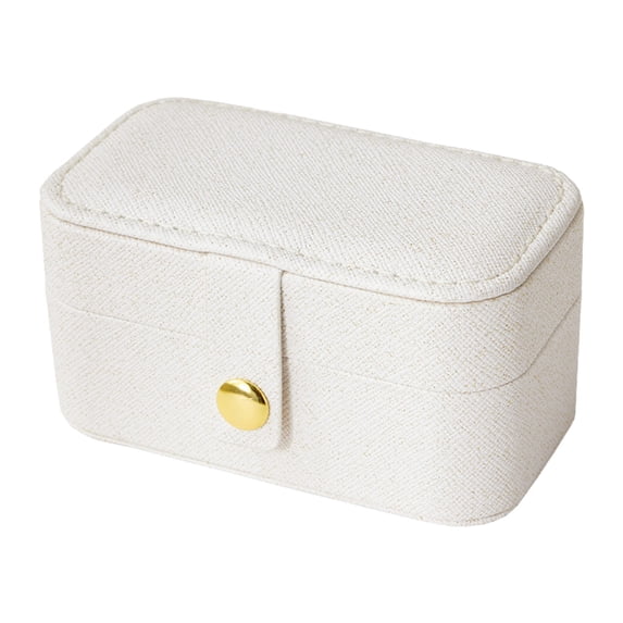 Jubipavy Travel Jewelry Case Jewelry Travel Organizer Mini Jewelry Box Jewelry Tray Case With Lid For Ring Necklace Earring