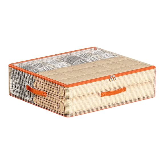 Jubipavy Underbed Storage Bags Home Drawer Short Underbed Storage Large Flat Clothes Organizer Storage Boxes Home Saving