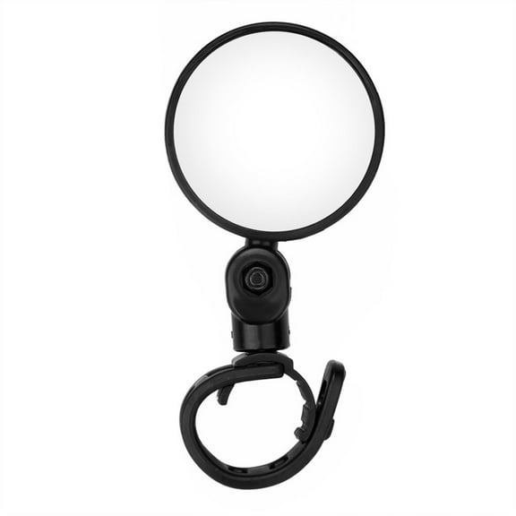 Jubipavy Universal Mini Rotaty Rearview Handlebar Glass Mirror For Bike Bicycle Cycling
