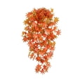 thumbnail image 1 of Jubipavy Vines for Decoration Thanksgiving Maple Leaf Tree Hanging Simulation Decoration Green Plant Wall Hanging Simulation 5 Pronged Maple Leaf Wall Hanging Rattan, 1 of 6