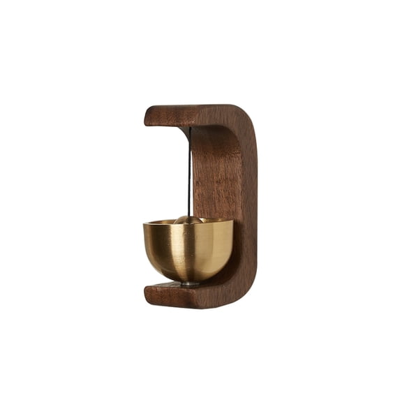 Jubipavy Wind Chimes Wood Doorbell Chime Shopkeepers For Door Opening Magnetic Beech Wood Doorbell With Brass Ideal Entrance Hanging Chime For Wall Store