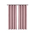 thumbnail image 1 of Jubipavy Window Curtains Polyester Pongee Laminated Light-blocking Curtains Perforated Style Bedroom Concise Sun Protection Curtains Heat-Insulating And Soundproof Curtains, 1 of 6