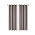 thumbnail image 1 of Jubipavy Window Curtains Polyester Pongee Laminated Light-blocking Curtains Perforated Style Bedroom Concise Sun Protection Curtains Heat-Insulating And Soundproof Curtains, 1 of 6