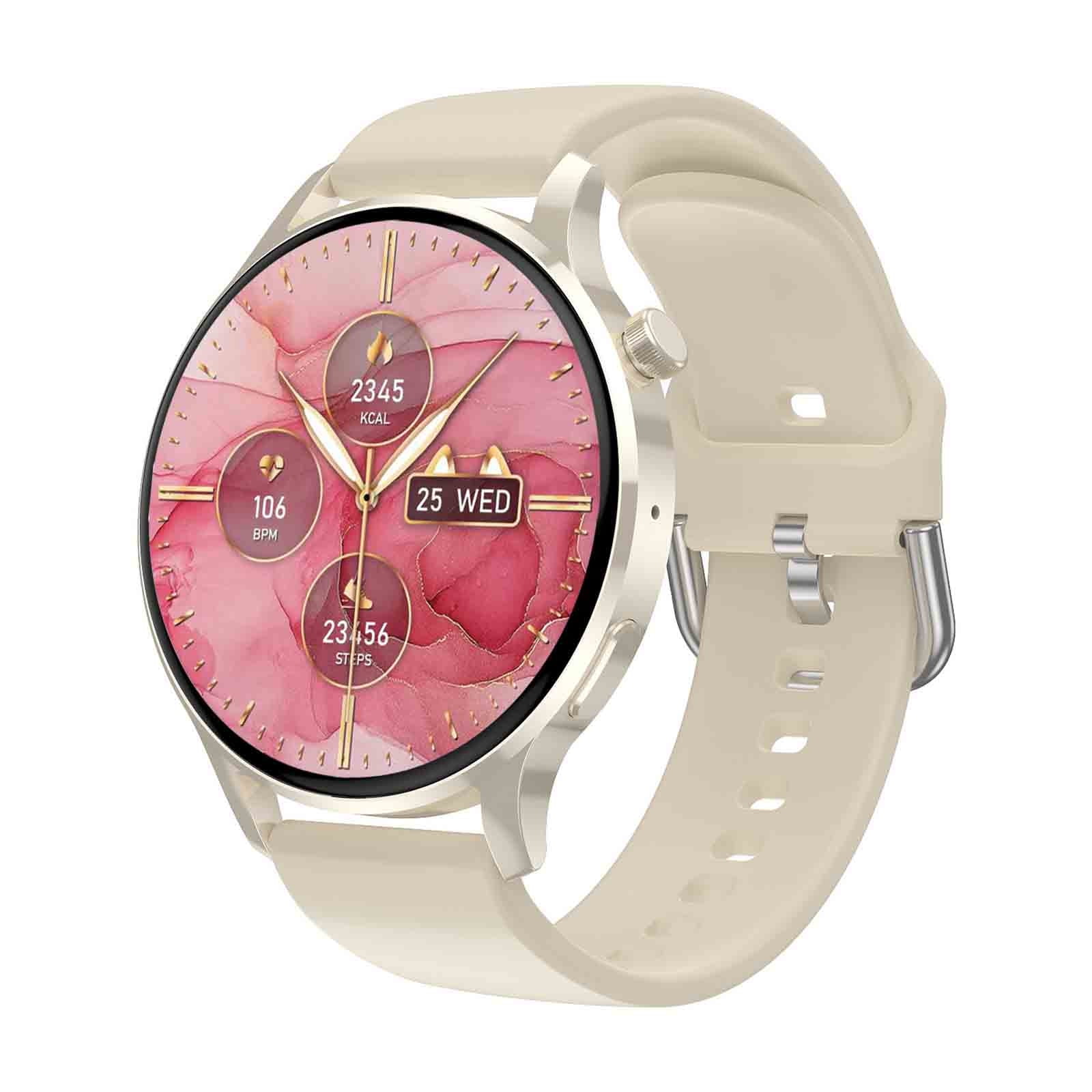 Jubipavy Women's Smart Watch Women's Watch Metal Case Wireless Charging Alipay NFC Bluetooth Calling