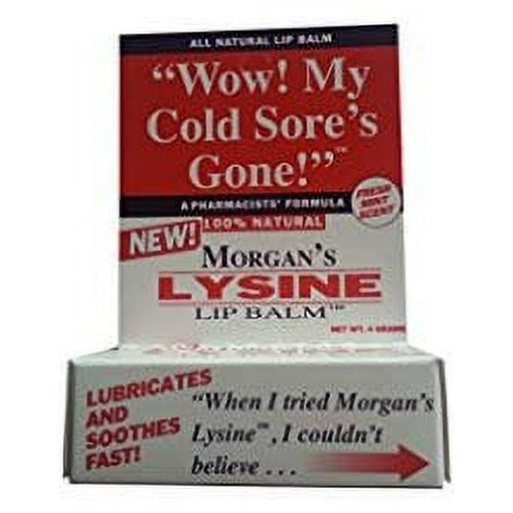 Jubujub Morgans Morgans Lysine Balm Medicated, 0.17 Ounce