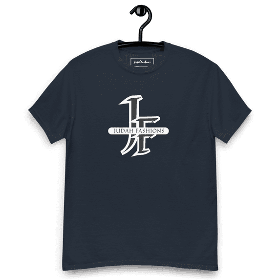 Judah Fashions Signature #2 Classic Tee (Navy, 4XL)