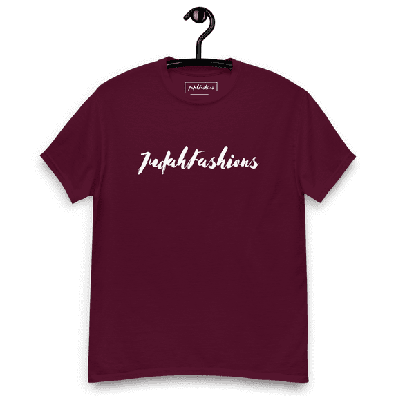 Judah Fashions Signature Classic Tee (Maroon, S)