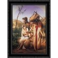 thumbnail image 1 of Judah and Tamar 19x24 Black Ornate Wood Framed Canvas Art by Vernet, Horace, 1 of 2