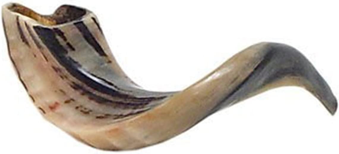 Judaica Mega Mall Kosher ODORLESS Polished Natural Rams Horn Smooth