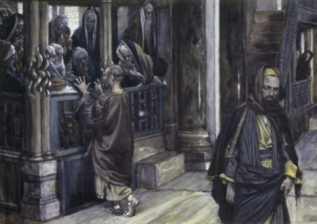 Judas Goes to the High Priests James Tissot (1836-1902French) Canvas Art - James Tissot (24 x 36)