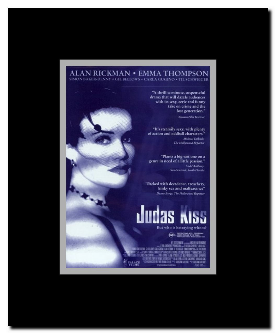 Judas Kiss Framed Movie Poster
