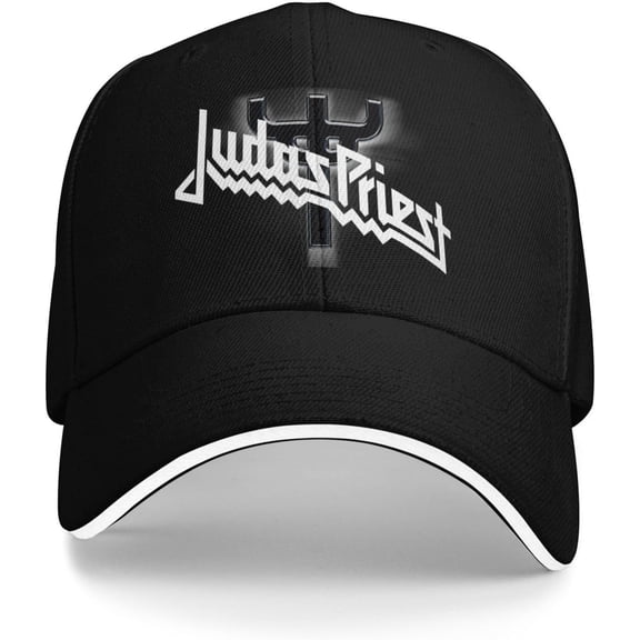 Judas Music in Priest Baseball Cap Fashionable Adjustable Hat,Suitable for Outdoor Sports Hat,Trucker Hat,Adult Unisex Hat,Sun Hat Black
