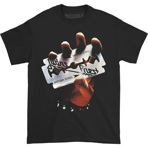 Judas Priest British Steel T-shirt&nbsp;,Black Color,Size XL