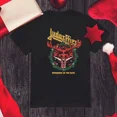 thumbnail image 1 of Judas Priest Defenders of the Faith Retro Metal Holiday Art Unisex T-Shirt, up to size 5XL, 1 of 2