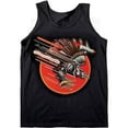 thumbnail image 1 of Judas Priest Ladies Vest T-Shirt: Vengeance (Glitter Print) (Large), 1 of 2
