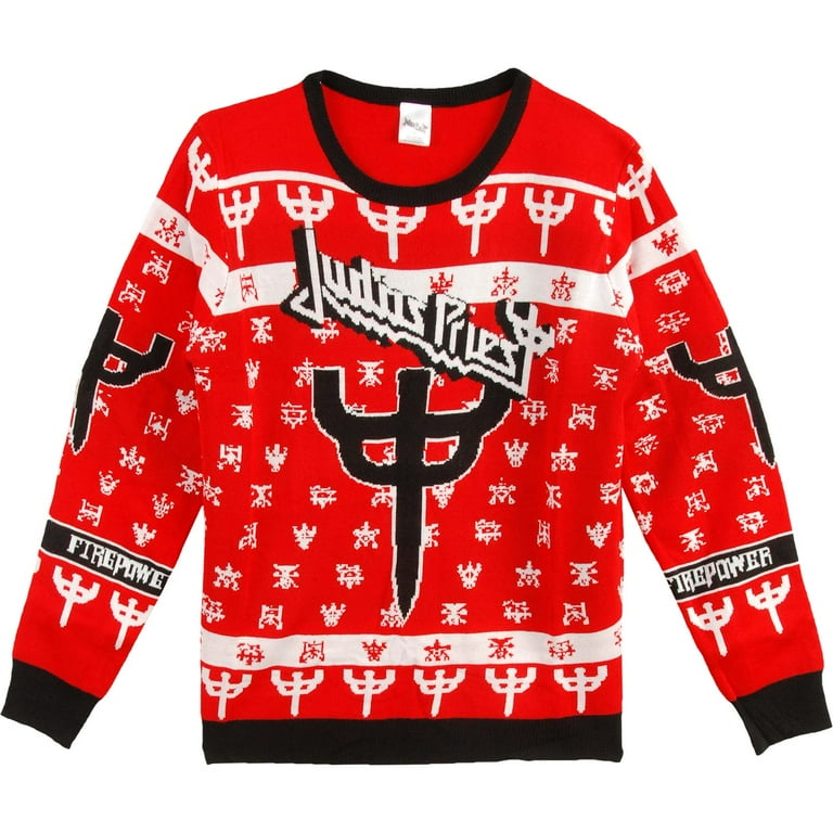 Judas priest christmas sweater hotsell