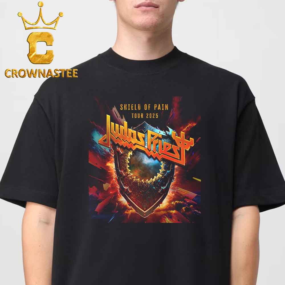 Judas Priest Shield Of Pain Tour 2025 Classic TShirt