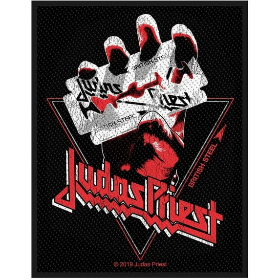 Men's Judas Priest British Steel Vintage Woven Patch