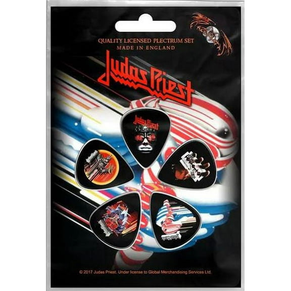 Judas Priest Turbo 1mm Guitar Pick Pack Multicolor
