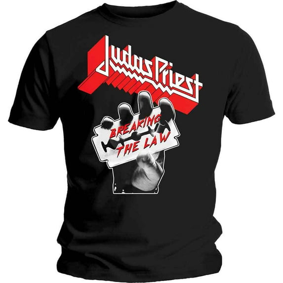 Judas Priest Unisex T-Shirt Breaking The Law (Small)