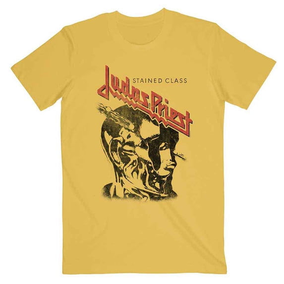 Judas Priest Unisex T-Shirt: Stained Class Vintage Head (XX-Large)