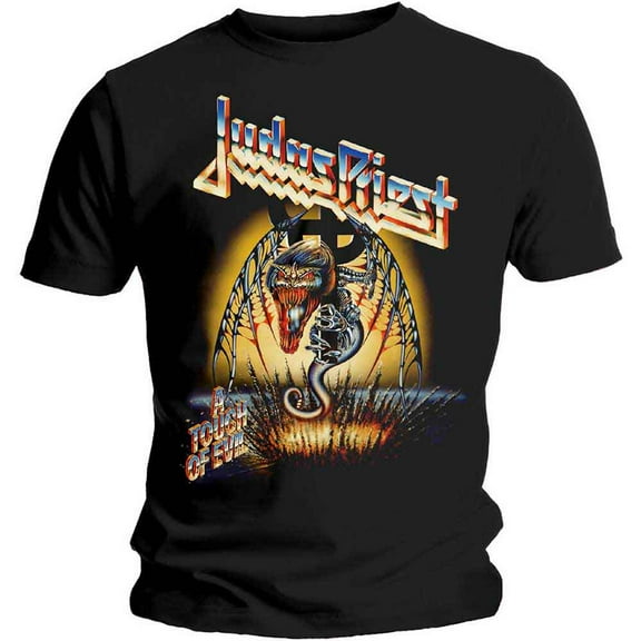 Judas Priest Unisex T-Shirt Touch of Evil (Small)