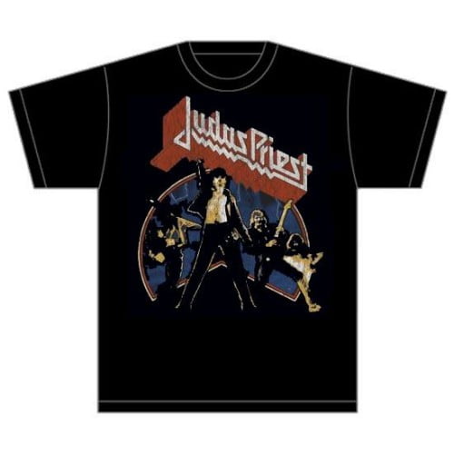 Judas Priest Unisex T-Shirt Unleashed Version 2 (Small)