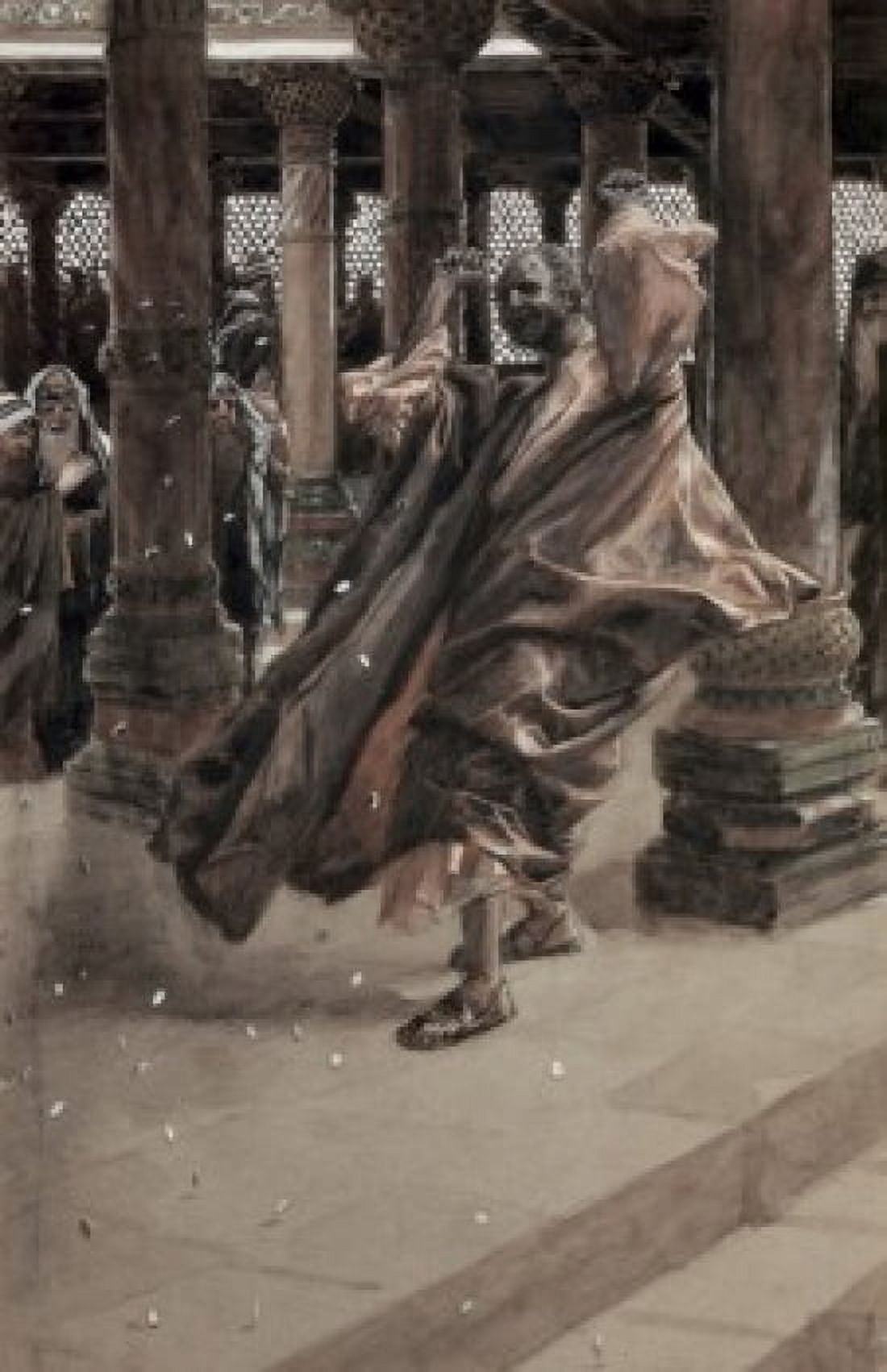 Judas Repents & Returns the Price of Blood James Tissot (1836-1902French) Canvas Art - James Tissot (18 x 24)