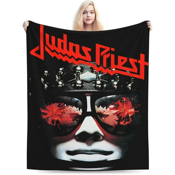 Judas Rock Band Priest Blanket Soft Cozy Lightweight Warm Throw Blanket Bedroom Sofa Decorations All Seasons Blankets 40"X30"