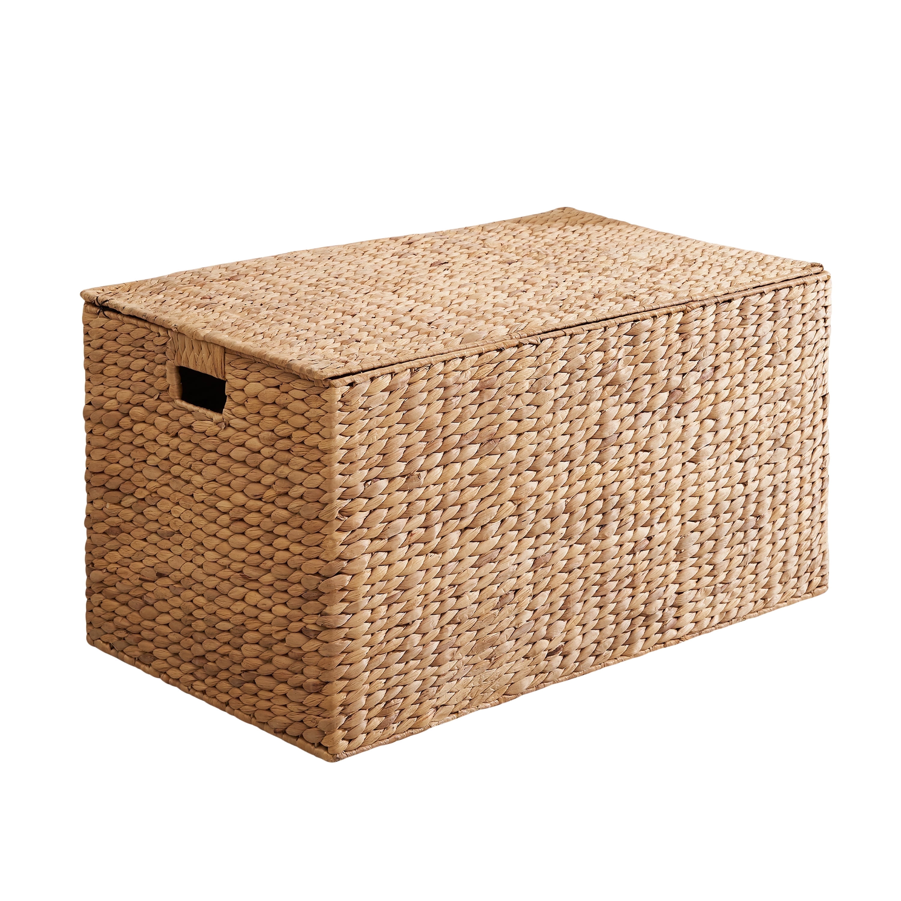 Judas Water Hyacinth Rectangular Brown Storage Trunk - Medium