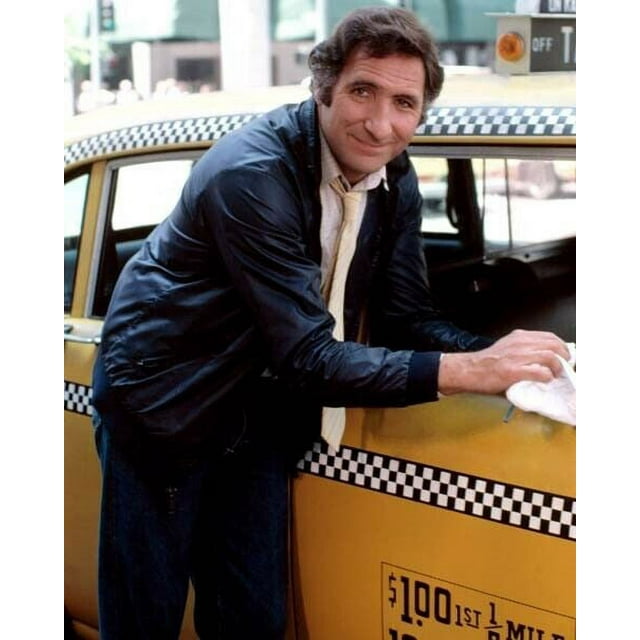 Judd Hirsch as Alex Reiger polishing his cab Taxi TV series 16x20