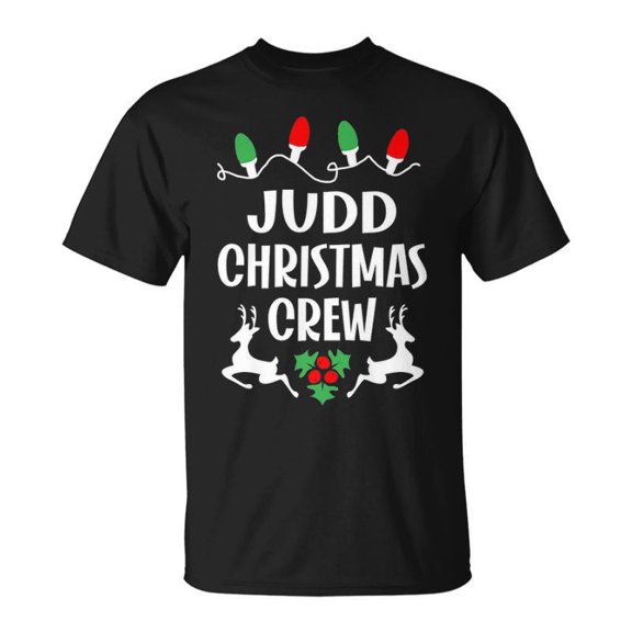 Judd Name Christmas Crew Judd TShirt
