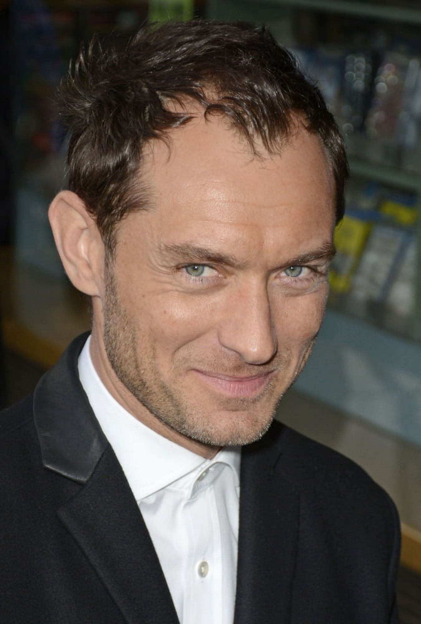 Jude Law At Arrivals For Dom Hemingway Premiere Canvas Art - (16 x 20)