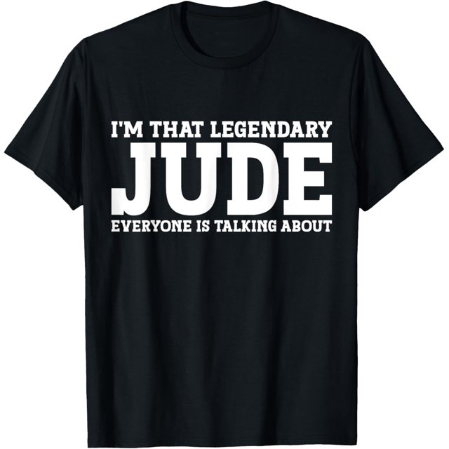 Jude Personal Name Funny Jude TShirt