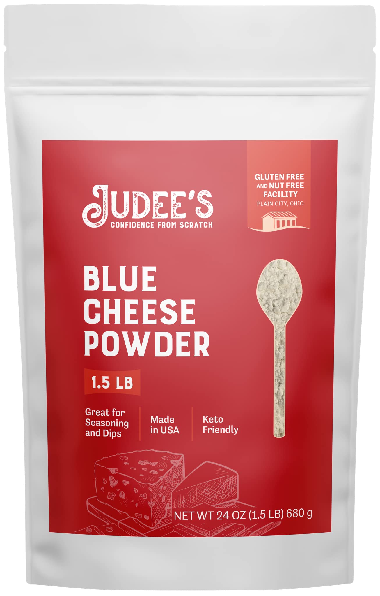 Judee’s Blue Cheese Powder GlutenFree and NutFree Use in