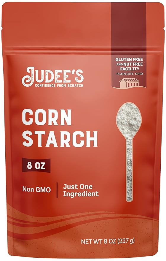 Judee’s Corn Starch 8 oz 100 NonGMO and Just One Ingredient